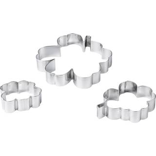 Marimekko Unikko Kageforme, rustfrit stål, 3 stk.