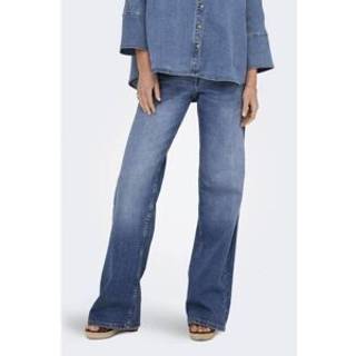 Only - Onljudy Lw Wide Leg Tai Epp - 4680455 Medium Blue Denim