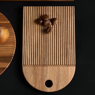 Serveringsbræt i akacietræ 37×22 cm
