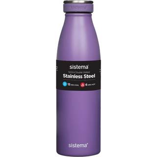 Sistema Stainless Steel drikkeflaske 500 ml Lilla