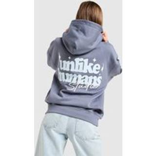 Unlike Humans Studio Overhead Hoodie, Blå - L