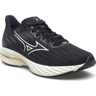Mizuno Wave Inspire 21 Løbesko til Pronation Str. 38½ - Sort/Hvid/Vibrant Gul