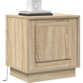 Natskab med 2 pcs Sonoma-eg 44 x 34.5 x 45 cm Konstrueret træ