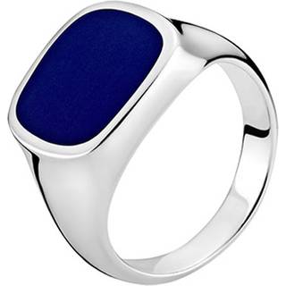 Lund Copenhagen sølv herrering med lapis - Str. 60