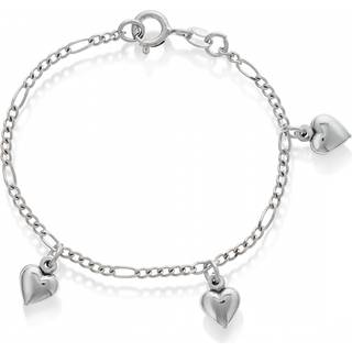 Pia&Per Heart Armbånd Sølv 62168 - Pige