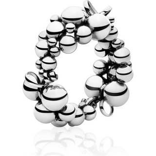 Georg Jensen Moonlight Grapes armring 551B, sølv - Str. M/L - 18 cm