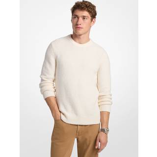 MK Nylon Blend Jumper - Natural - Michael Kors - L