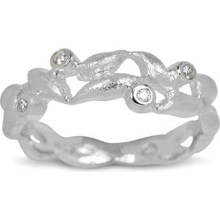 Blossom Copenhagen Forrest ring i sølv med cubic zirkonia - Str. 60