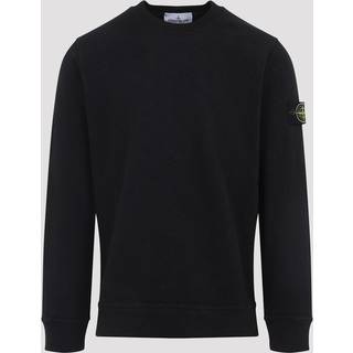 Stone Island Vanisé Brushed Heavy Cotton Sweatshirt Black