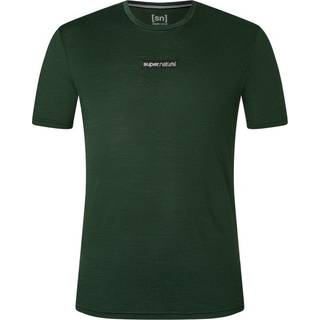 super.natural New School Tee Merino-shirt Herrer størrelse S farve grøn