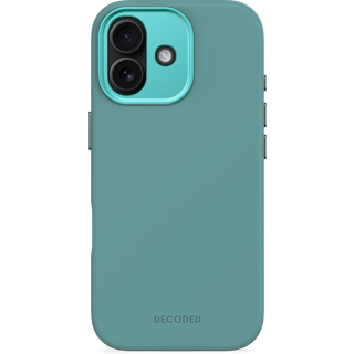 iPhone 17 - Decoded Silikone Cover - MagSafe Kompatibel - Retro Blue
