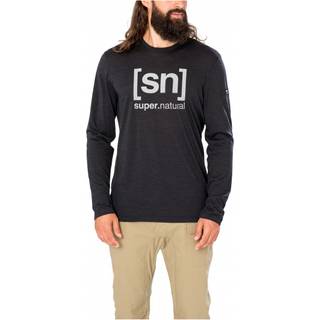 super.natural Logo L/S Longsleeve Herrer størrelse XXL farve sort