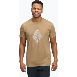 Black Diamond Engineered Diamond S/S Tee T-shirt Herrer størrelse XL farve beige