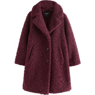 Next Longline Teddy Teddystof Fleece Coat (3-16år)