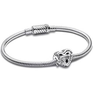 Pandora 68109 Damen-Armband mit Charm Silber Familie Herz & Stern Geschenkset