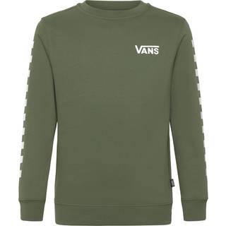 Vans Exposition Check Ii Crew Kids Sweater - XL - pine forest