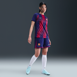 FC Barcelona 2025/26 Stadium Home Nike Dri-FIT Replica-fodboldshorts til kvinder - blå - M (EU 40-42)