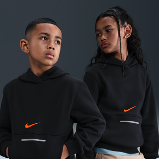 Nike Sportswear Club Fleece Hoodie Str. M 137-146 Sort Junior