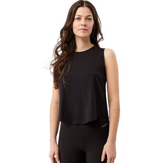 Mandala Women's Cropped Tank Top Top Damer størrelse XS farve sort