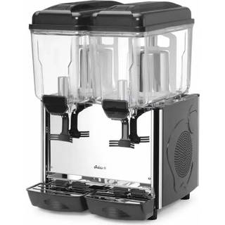 Saftdispenser 2x12L, 24L, 230V/370W, 430x430x(H)640mm, med temperaturkontrol