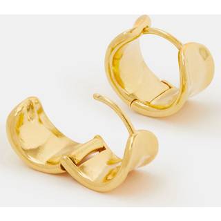 Accessorize Accessorize 14ct Belagte Smeltet Lukkede Hoop Øreringe