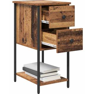 Natskab 2 pcs Gammelt træ 32 x 42 x 70 cm Konstrueret træ