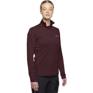 Vaude Women's Livigno Halfzip II Fleecesweatere Damer størrelse 40 farve rød