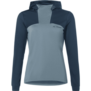 Vaude Women's Qimsa Hoody Cykeljersey Damer størrelse 36 farve grå/blå