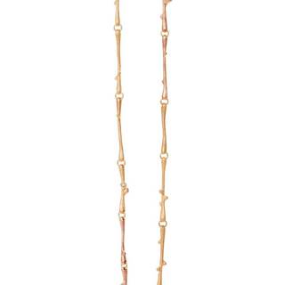 OLE LYNGGAARD COPENHAGEN Nature rød/rosaguld halskæde med 4 brillanter - længde 42/45 cm - 42 cm