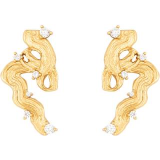 House of Vincent IMPASTO SWIRL Øreringe Forgyldt Sølv VJ242-UEG - Dame - 925 Sterling Silver