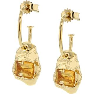 Hasla Combined Øreringe 18 kt. Forgyldt Sølv 3913G0008 - Dame - 925 Sterling Silver