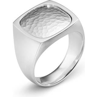 Georg Jensen Smithy ring 590E, sølv hamret - Str. 56