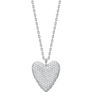 Joanli Nor RISANOR hjerte halskæde i sterlingsølv m. zirkonia