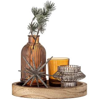 Bloomingville Sanga bakke rund med pyntegenstande 6 dele Guld