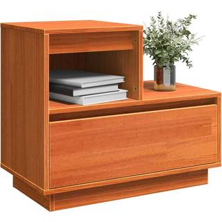 Natskab 2 pcs Gyldenbrun 60 x 34 x 51 cm Massivt fyrretræ