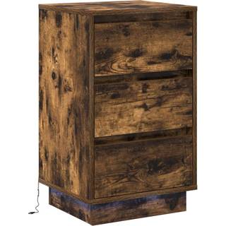 Natskab med skuffe Røget eg 39 x 34.5 x 65 cm Konstrueret træ