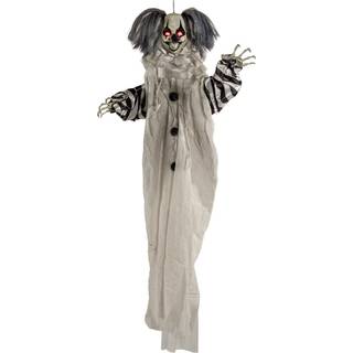 Splatter Sparky Horrorclown Animatronic mit Licht, Sound & Bewegung 110cm