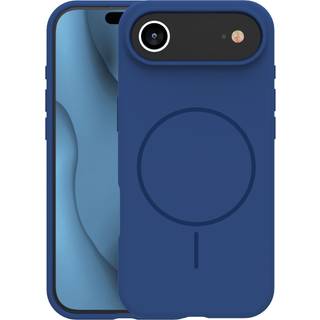 Silicone Thin Mag case for iPhone 17 Air 6,6" navy blue