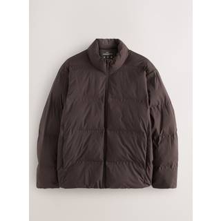 Next Brown ThermoGen Shower Resistant Funnel Puffer Jacket