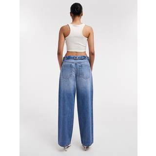 Tscinch Lav Talje Wide Leg Fit Jeans