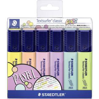 Staedtler Highlighter | Pastel | 6 lyse farver