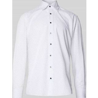 MODERN FIT Shirt in white printed