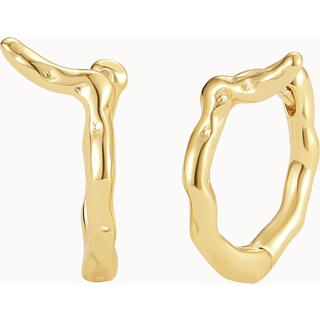 Arista Earrings - Forgyldt