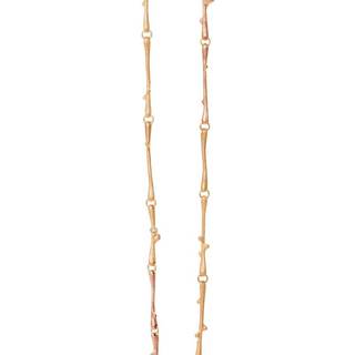 OLE LYNGGAARD COPENHAGEN Nature rød/rosaguld halskæde med 9 brillanter - længde 90/100 cm - 90 cm