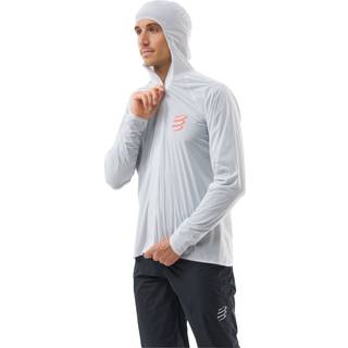 Compressport Hurricane Waterproof 10/10 Jacket Løbejakke størrelse S farve turkis/grå