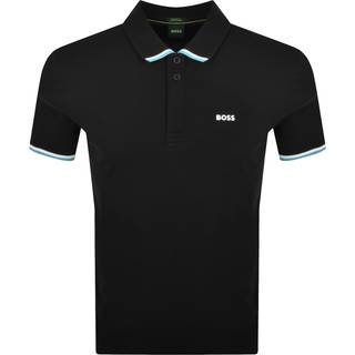 BOSS Paddy Lux Polo T Shirt Black