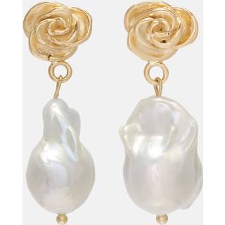 Magda Butrym Baroque pearl gold-plated drop earrings - gold - One Size