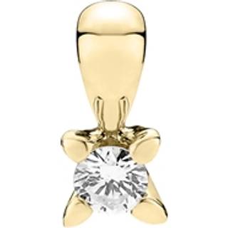 Lund Copenhagen vedhæng i 8kt guld med diamant -uden kæde