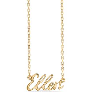 Studio Z navnekæde i guldbelagt - ELLEN