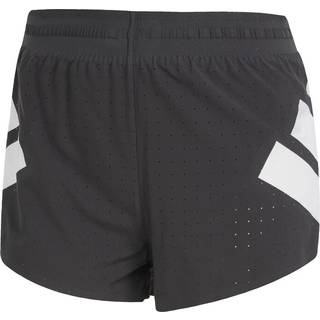 adidas Road To Records 2in Split Running Shorts Women - Black, White, Size L - black